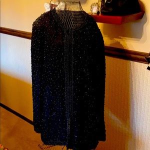 Evening jacket with beading pristine condition